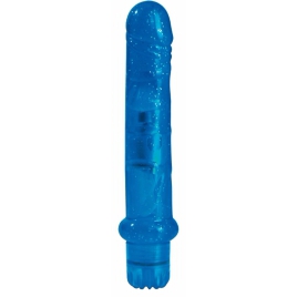 Vibrator Anal Glitter Albastru Pentru Senzatii Intense pe xBazar