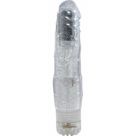 Vibrator Jelly Crushy Glitter Transparent