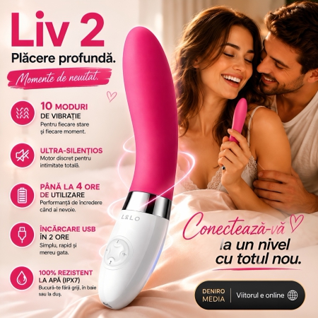Vibrator Lelo Liv 2 pentru Stimularea Punctului G Roz