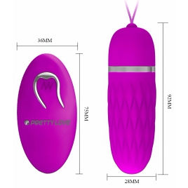Ou Vibrator Wireless Pretty Love Dawn cu 12 Moduri