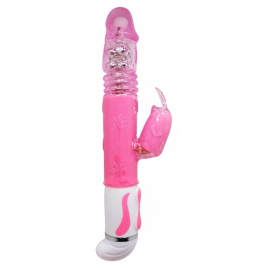 Vibrator Rabbit Cu Margele Din Otel Rotative pe xBazar