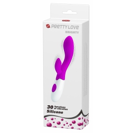 Vibrator Satisfacție Personalizată cu Stimulare Dublă Mov