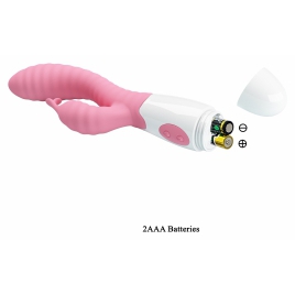 Vibrator Rabbit Pretty Love Hyman pentru Punctul G Roz