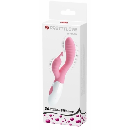 Vibrator Rabbit Pretty Love Hyman pentru Punctul G Roz