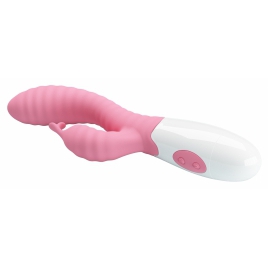 Vibrator Rabbit Pretty Love Hyman pentru Punctul G Roz
