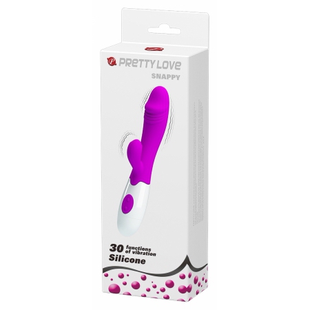 Vibrator Iepuraș Frumos Acțiune Rapidă Mov