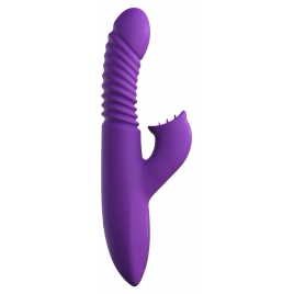 Vibrator Iepuras Cu Impingere Si Incalzire Mov pe xBazar