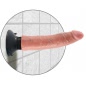 Vibrator Realistic Flexibil 17.8cm Natural