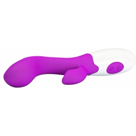 Vibrator Satisfacție Personalizată cu Stimulare Dublă Mov