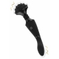 Vibrator Shiatsu Bendable Massager Wand Negru