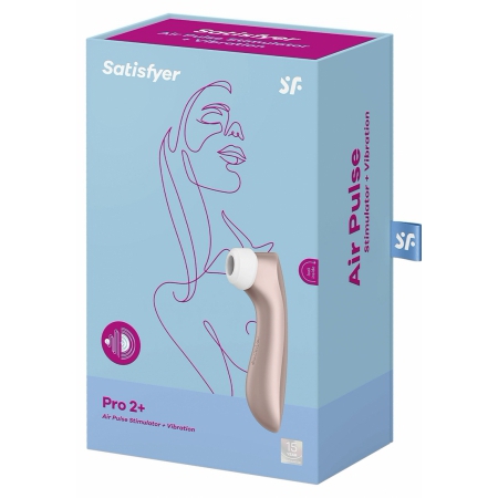 Vibrator cu Sucțiune Satisfyer Pro 2 Silențios Auriu