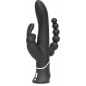 Vibrator Triplu Happy Rabbit Negru