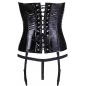 Corset Black Level Vinyl Ivanna Negru M