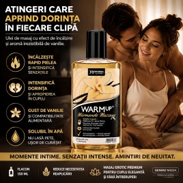 Lichid de Masaj WARMup Vanilla cu Încălzire 150 ml