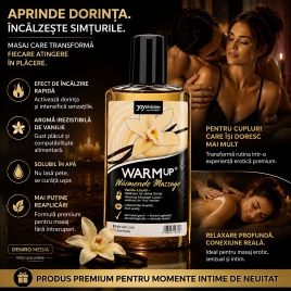 Lichid de Masaj WARMup Vanilla cu Încălzire 150 ml