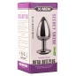 Anal Plug X-MEN Secret Shade L Argintiu