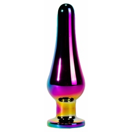 X-MEN Secret Shine Metal Anal Plug Rainbow M