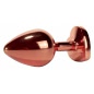 X-MEN Secret Shine Metal Anal Plug Rose Gold Heart M Auriu