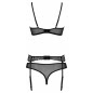 Set Passion Eco Zinnia Negru S-M